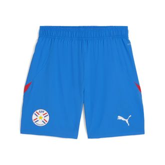 Puma Pantaloncini da calcio del Paraguay da uomo, Accessori, Blu, XXL