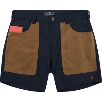Amundsen Sports Shorts in Faded Navy/tan at Nordstrom, Size Xx-Large Eu