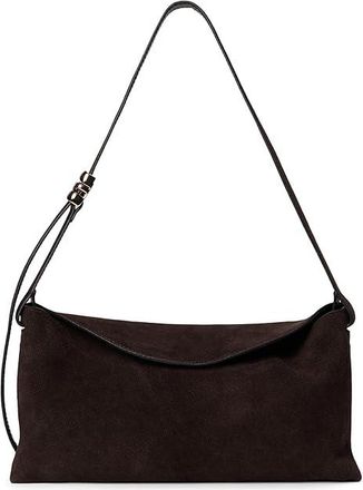 Madewell Suede Date Night Party Shoulder Shoulder Womens Handbags Dark Carob, Leather