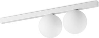 Ideal Lux Ideal Lux - Plafoniera Contemporaneo Binomio Metallo Bianco 2 Luci G9 4W 3000K Ip20