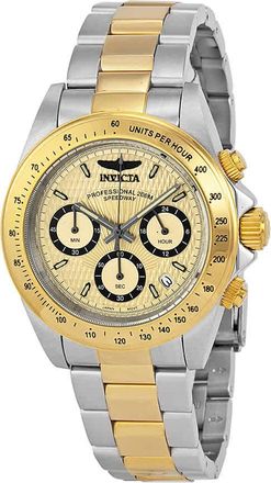 Invicta Speedway Analog Gold Dial Two-tone Mens Watch 14930
