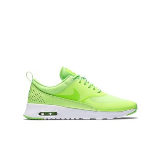 Nike Air Max Thea Lace Up Green Synthetic Womens Trainers 599409 306 - Size UK 5.5