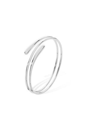 Lucy Quartermaine Coil Drop Bangle in Sterling Silver at Nordstrom