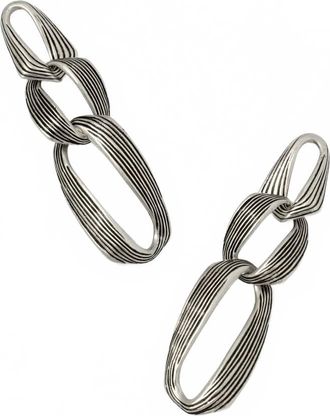 Kendra Scott Womens Kira Statement Earrings In Vintage Silver