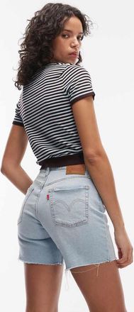 Levi's 501 - Pantaloncini a mezza coscia azzurri-Blu