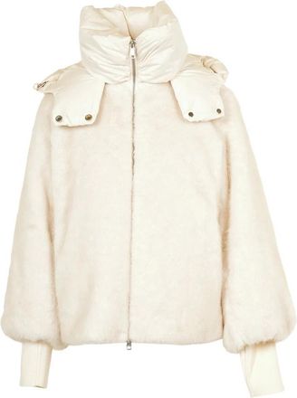 Add Donsjas Cape - Dames - Jassen - Beige - S - Jassen