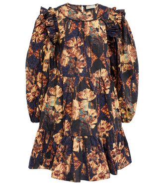 Ulla Johnson Miniabito Rhea in popeline di cotone