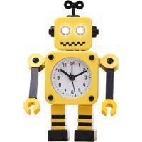 OEM Reloj Despertador Robot, Reloj Despertador Silencioso De Acero Inoxidable Con Flash - Crezuo
