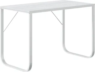 vidaXL Vidaxl - Escritorio De Ordenador Madera De Ingenier&iacute;a Blanco 110x60x73cm