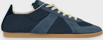 Maison Margiela Men & apos;s Replica Napa Leather and Suede Low-Top Sneakers