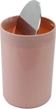 Trade Shop Trade Shop - Cubo De Basura Cubo De Basura Rosa Accesorio De Ba&ntilde;o Tapa Basculante 79873