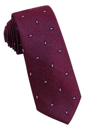 W.R.K Paisley Silk Tie in Burgundy at Nordstrom Rack
