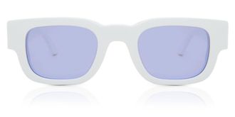 Thierry Lasry Foxxxy 000 PURPLE Mens Sunglasses White Size 49