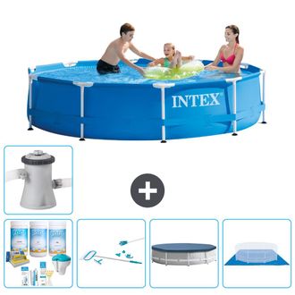 Intex Piscina Con Estructura Redonda - 305x76 Cm - 7-piezas S20412