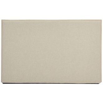 Vente-Unique Testata letto sfoderabile 150 cm Cotone e Lino Beige - TAHIME