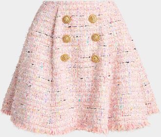 Balmain Tweed Mini Skirt