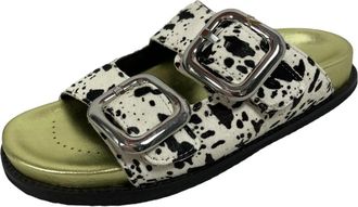 Gioseppo Mifflin Pantolette - Dames - Sandalen - Groen - 37 EU - Leer - Schoenen
