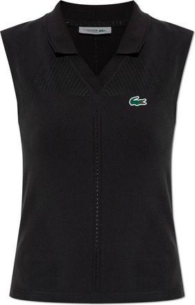 Lacoste Donna, Top, Nero, Xl/2Xl, new