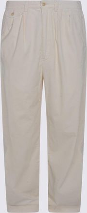 Polo Ralph Lauren White Cotton Pants