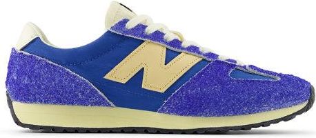 Unisex 471 in Blu/Beige, Pelle Scamosciata/Rete, Taglia 38.5