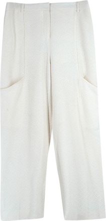Jacquemus Ivory Boucle Cargo Trousers Size XL