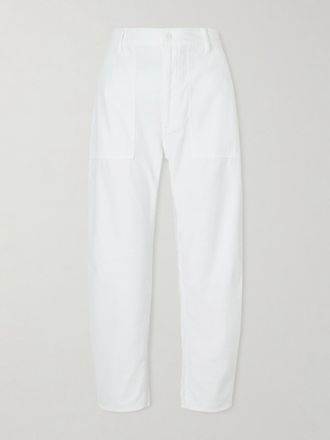 Polo Ralph Lauren Pantaloni A Gamba Affusolata In Cotone Ricky - Bianco