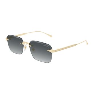 Montblanc Sunglasses, unisex, Yellow, Size: 54 MM 1Prc5Ga0A