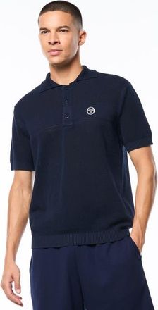 Sergio Tacchini Sabino Knit Polo in Maritime Blue at Nordstrom, Size Xxx-Large