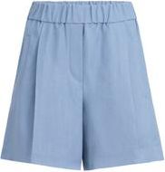 Brunello Cucinelli Fluid twill baggy shorts in Azure at Nordstrom, Size 42 It