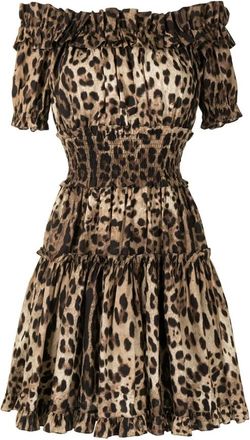 Dolce & Gabbana Dames, Jurken, Bruin, Maat: XS Zijde
