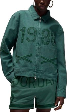 Nike Jordan Air Jordan x Nina Chanel Jacket Asia Sizing Green Stone FZ7529-398
