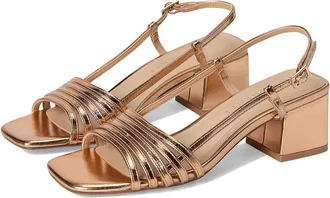Journee Collection Shayana Womens Sandals Rose Gold : 6.5 W, Faux Leather
