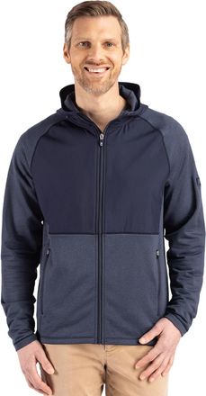 Cutter & Buck Peshastin Fleece Recycled Mens Hybrid Jacket