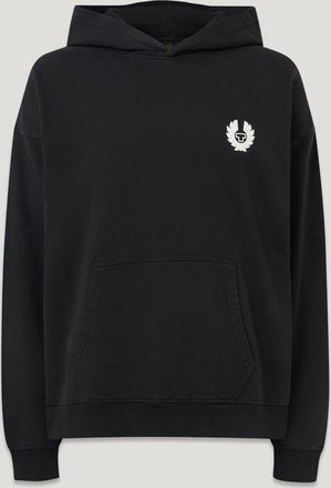 Belstaff Sudadera Con Capucha Competition Para Hombre Heavyweight Cotton Fleece Negro 2xl