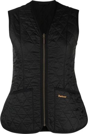 Barbour Jassen, Dames, Zwart, M, Betty Mouwloze Jas