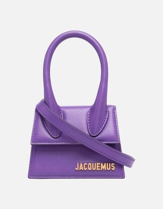 Jacquemus Womens Jacquemus Le Chiquito Purple Mini Bag - Size: ONE size