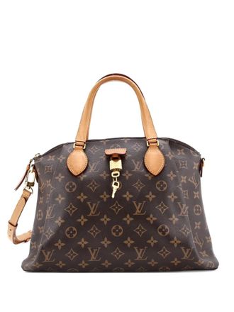 Louis Vuitton Rivoli Handbag Monogram Canvas MM satchel - Brown