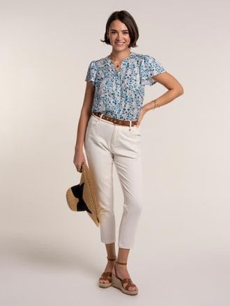 Brakeburn Bianca Blouse in Cream at Nordstrom, Size 14
