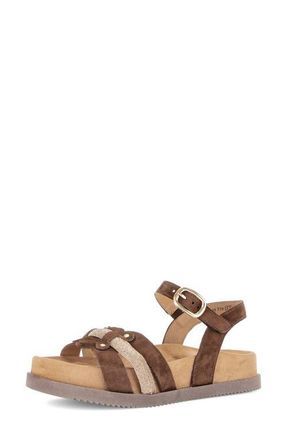 Gabor Ankle Strap Sandal in Cacao at Nordstrom, Size 10.5-11Us
