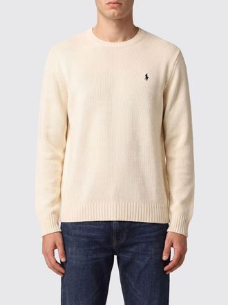 Polo Ralph Lauren Cotton Crewneck Jumper with Iconic Embroidered Pony Logo