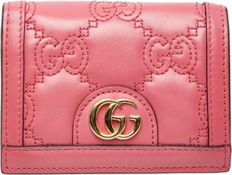 Gucci Pink Leather Wallet (Bi-Fold) (Pre-Owned)