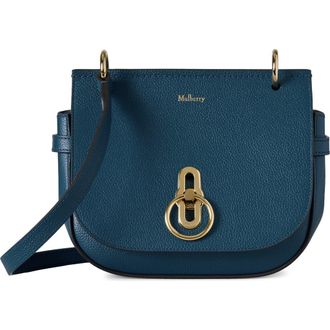 Mulberry Small Amberley Leather Satchel in Out Of The Blue at Nordstrom