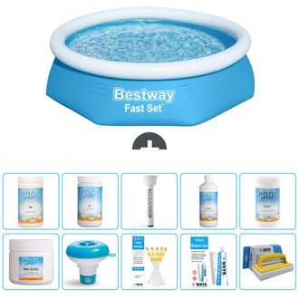 Bestway Piscina Bestway Fast Set Redonda - 244x61 Cm - 7-piezas S43344