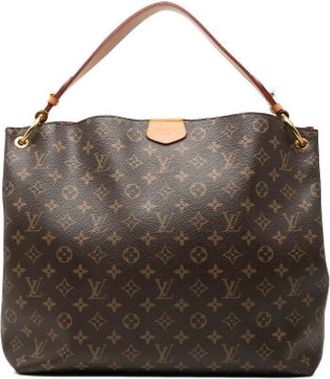 Louis Vuitton Pre-owned Graceful MM - Dames - Vintage Schoudertas - Bruin - ONE Size - Leer - Vintage