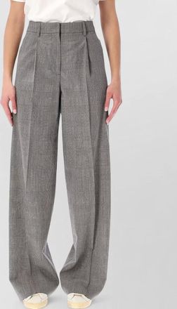 Golden Goose trousers with prince of wales pattern