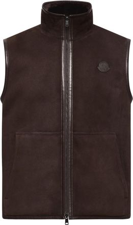 Moncler Moncler Rysfen Reversible Down Vest, Men, Brown, Size: 2