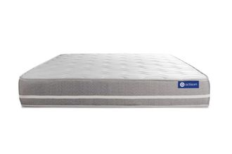 Actisom Colch&oacute;n blanco con l&aacute;tex y espuma viscoel&aacute;stica 140 x 190