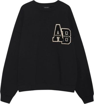 Anine Bing Mujer, Sudaderas, Negro, Talla: M