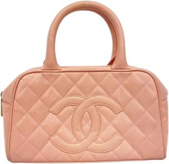 Chanel Pre-owned Handbags, female, Pink, Size: ONE SIZE Pre-owned Vintage Handbag