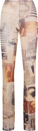 Jean Paul Gaultier Leggings con stampa - Toni neutri